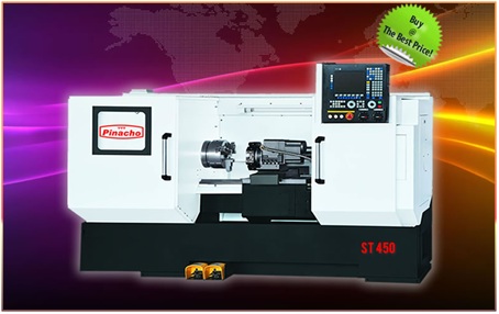 PINACHO BRAND FLAT BED CNC TURNING CENTER